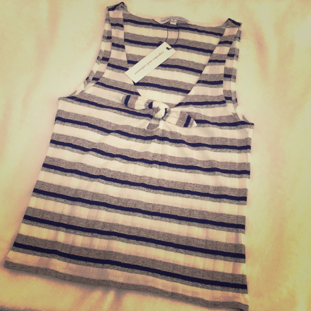 Cupcakes and Cashmere tank top.